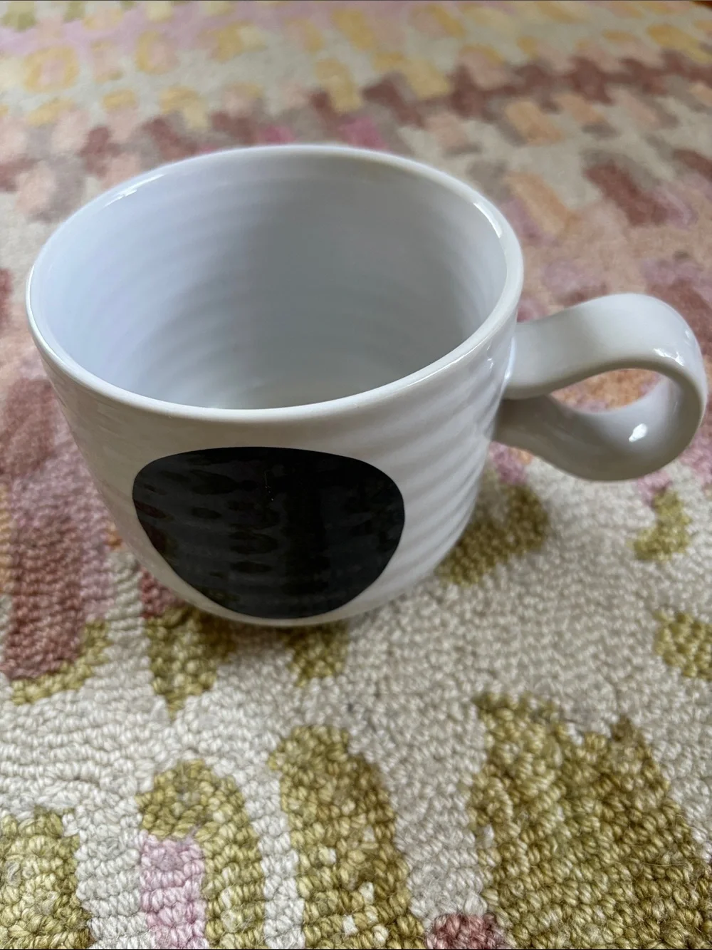 Crate&Barrel Camilla Engdahl ELSA Mug rare discontinued EUC ribbed ceramic